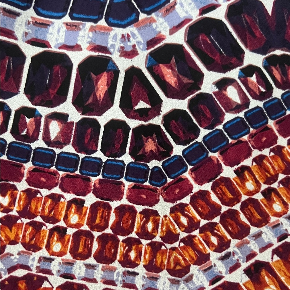 Sam Edelman Jewel Design Multicolor Geometric Tank Top - Picture 3 of 4